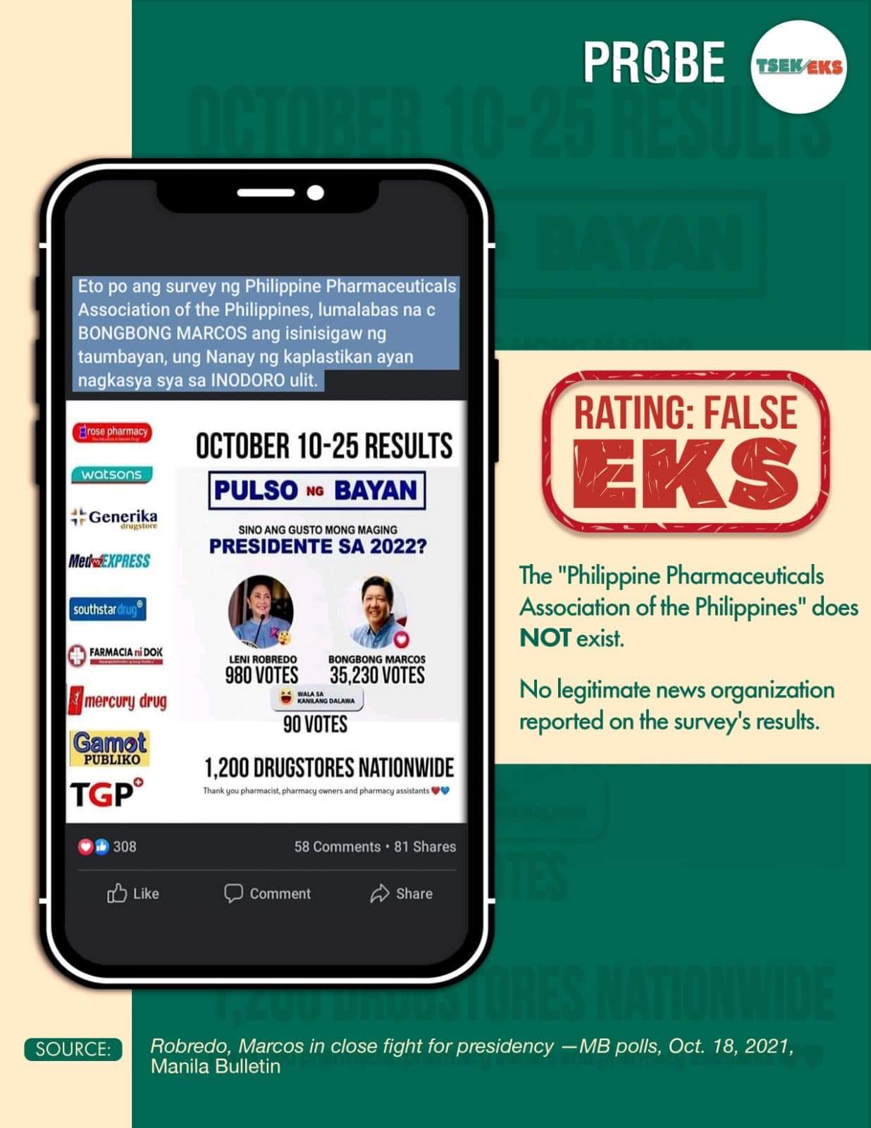 Fact Checking Claim # 5